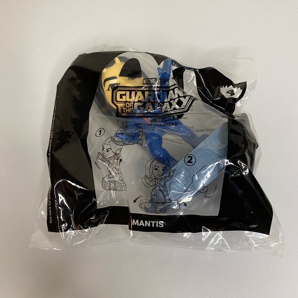 Guardians of the Galaxy McDonald’s Toy Mantis 4 New in Package - Picture 3 of 5